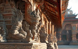 在佛教建筑开发中，如何平衡文化保护与商业利用的关键？
