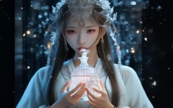 菩萨双手拿瓶