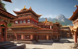 楚布寺附近寺庙