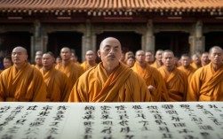 寺庙师傅合唱地藏经