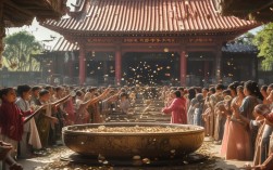 为何寺庙中扔钱？这种行为背后有何深意？