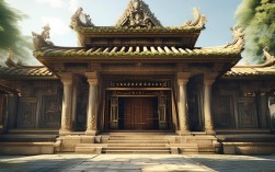 寺庙一般建在