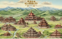 广西寺庙分布图呈现哪些地域分布规律与特征？