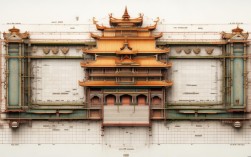 特色寺庙规划图的整体规划中蕴含哪些独特设计理念与文化内涵？