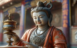 为何菩萨要拿转经筒？转动它藏着怎样的佛法深意？