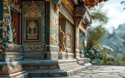 佛教思想图片中的视觉符号，如何传达佛法的深层智慧与禅意？