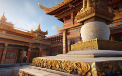 藏传佛教寺庙佛塔有何独特象征与建筑智慧？
