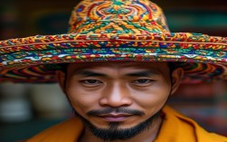 佛教居士帽的形制与佩戴有何宗教文化象征意义？