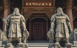 寺庙门口哼哈二将，怒目圆睁守护千年有何神秘寓意？