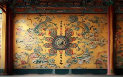 寺庙壁画八吉祥轮，其象征意义与艺术价值何在？