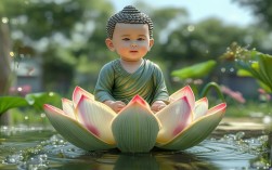 何为莲花小孩菩萨？小孩与莲花有何寓意？