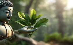 手持叶子的菩萨，藏着怎样的慈悲与智慧？