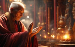 寺庙法师祈福法事