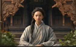 住寺庙的女居士