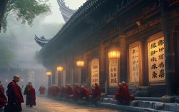 华严经寺庙早课