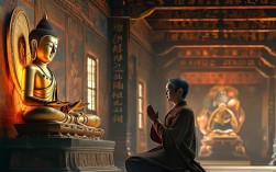 七宝寺庙拜佛