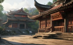 终南山附近的寺庙