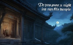 住寺庙晚上会让人感到害怕吗？