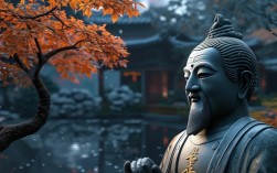 秋夜长空星疏，月色如霜，凉风拂面，落叶纷飞，弘一法师悟何禅意？