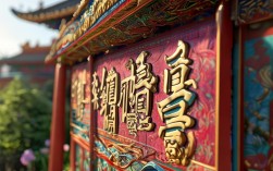 举行寺庙竣工庆典横幅