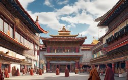 拉萨噶举派寺庙