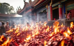 佛教寺庙烧纸