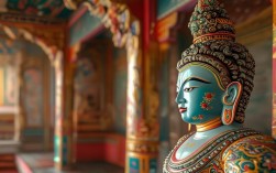 寺庙泥塑佛像图片