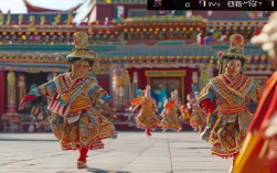 藏族寺庙金刚舞视频展现了怎样的独特文化仪式？