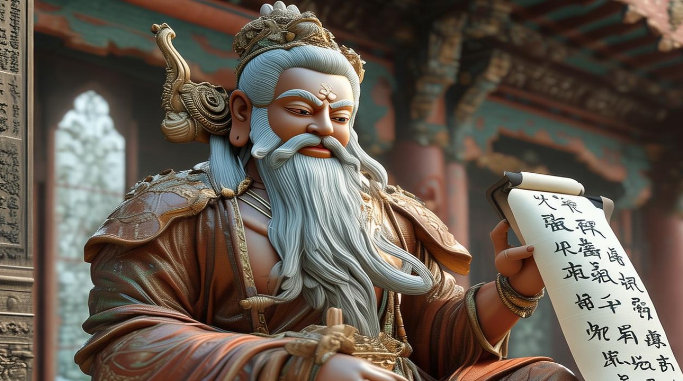 文殊菩萨挂书