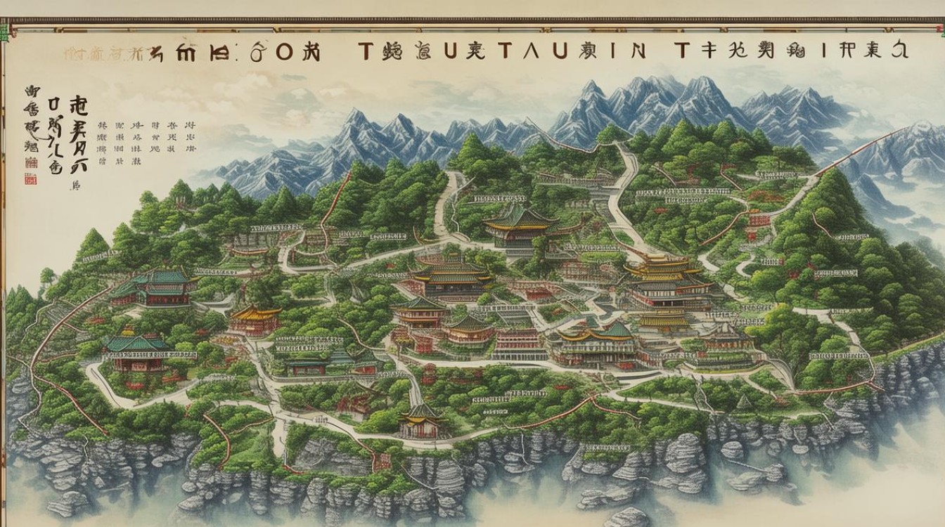 徐州泰山寺庙路线地图