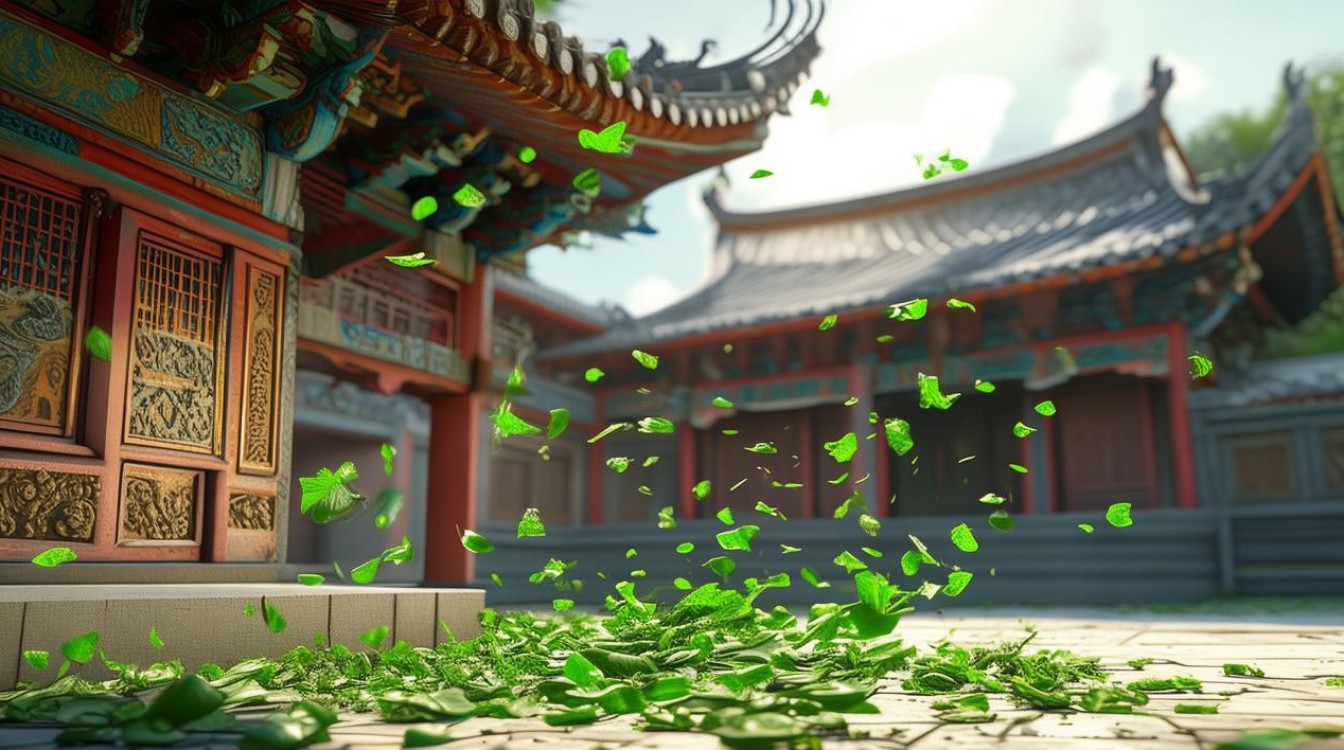 寺庙叶子突然砸头顶