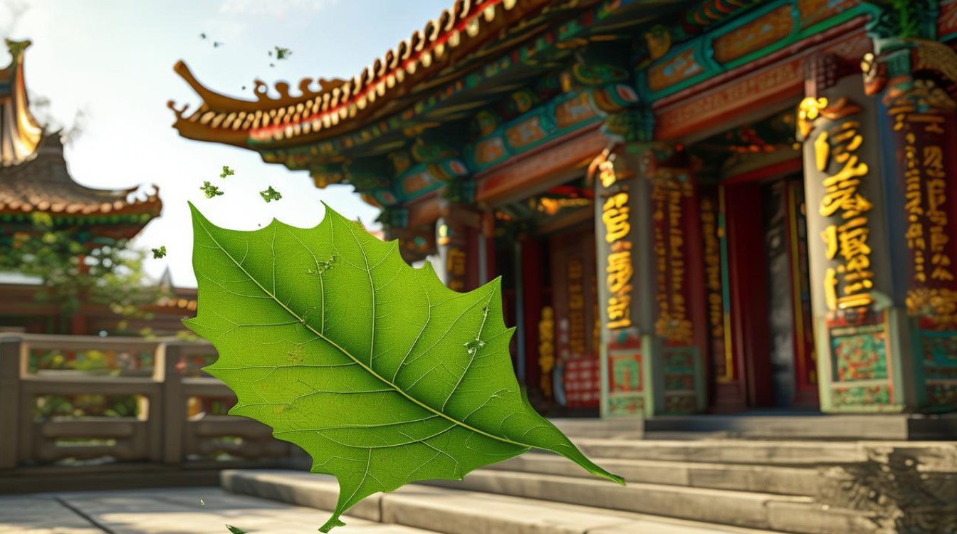 寺庙叶子突然砸头顶