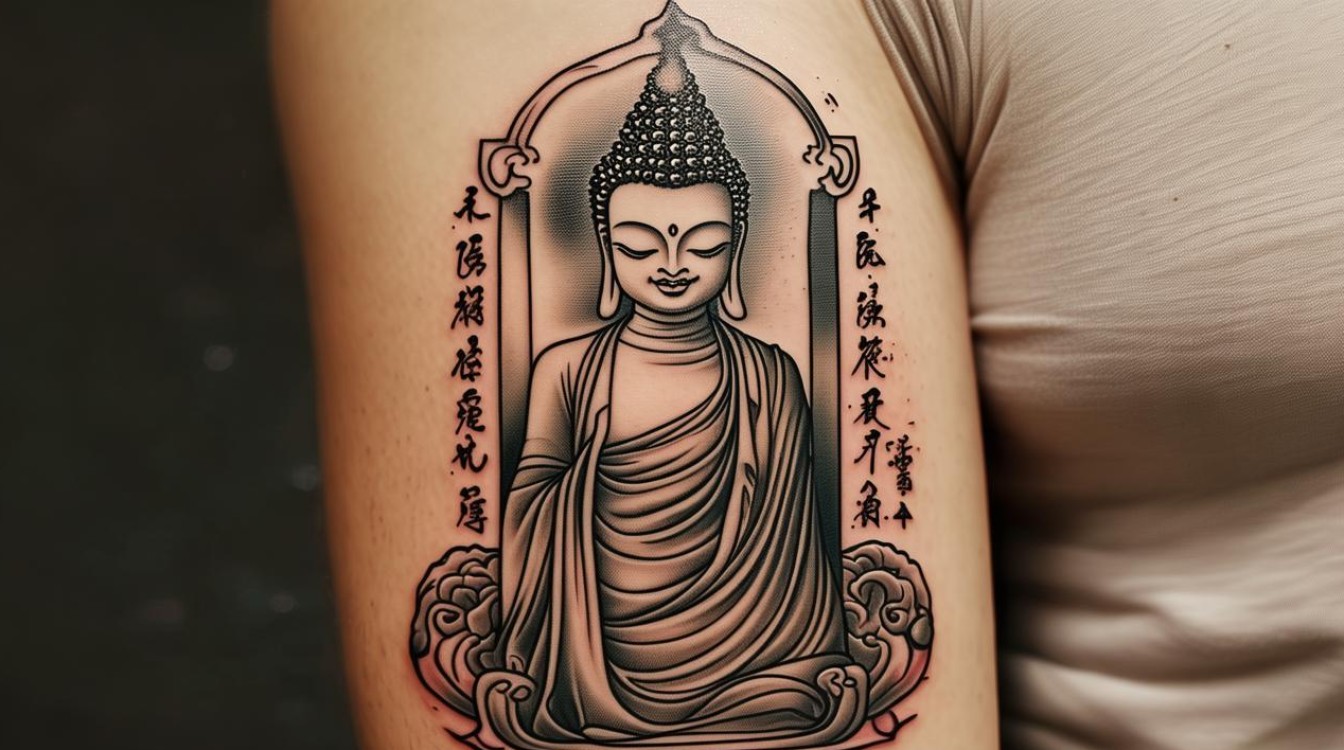 纹身小菩萨图案