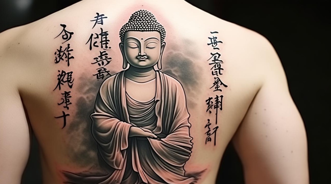 纹身小菩萨图案