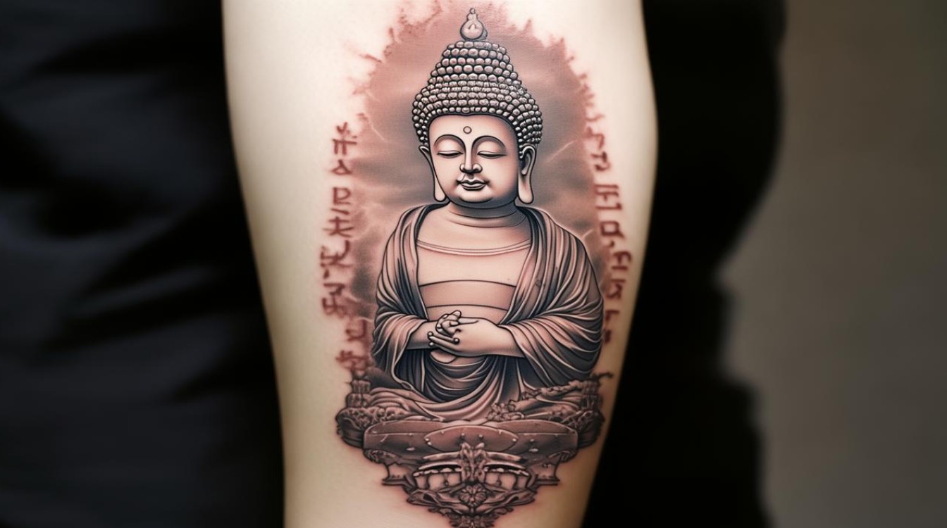 纹身小菩萨图案