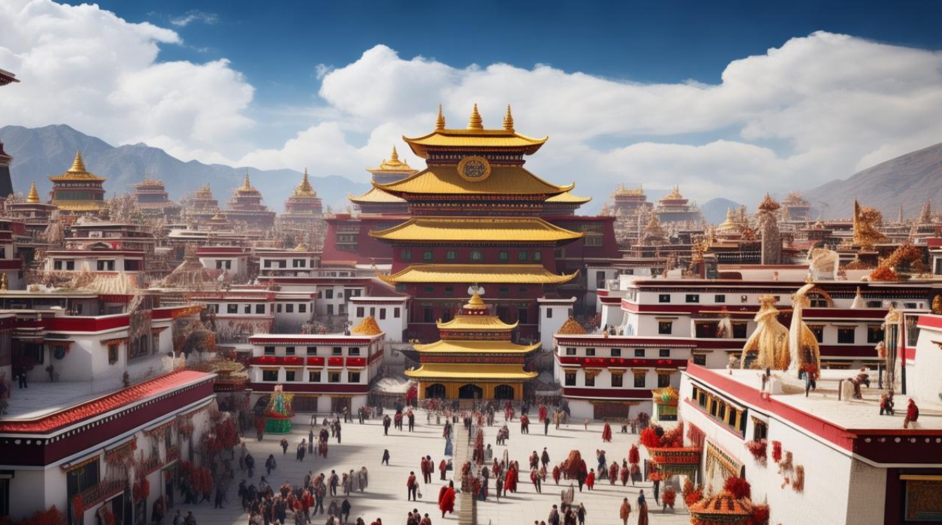 大昭寺附近有多少寺庙