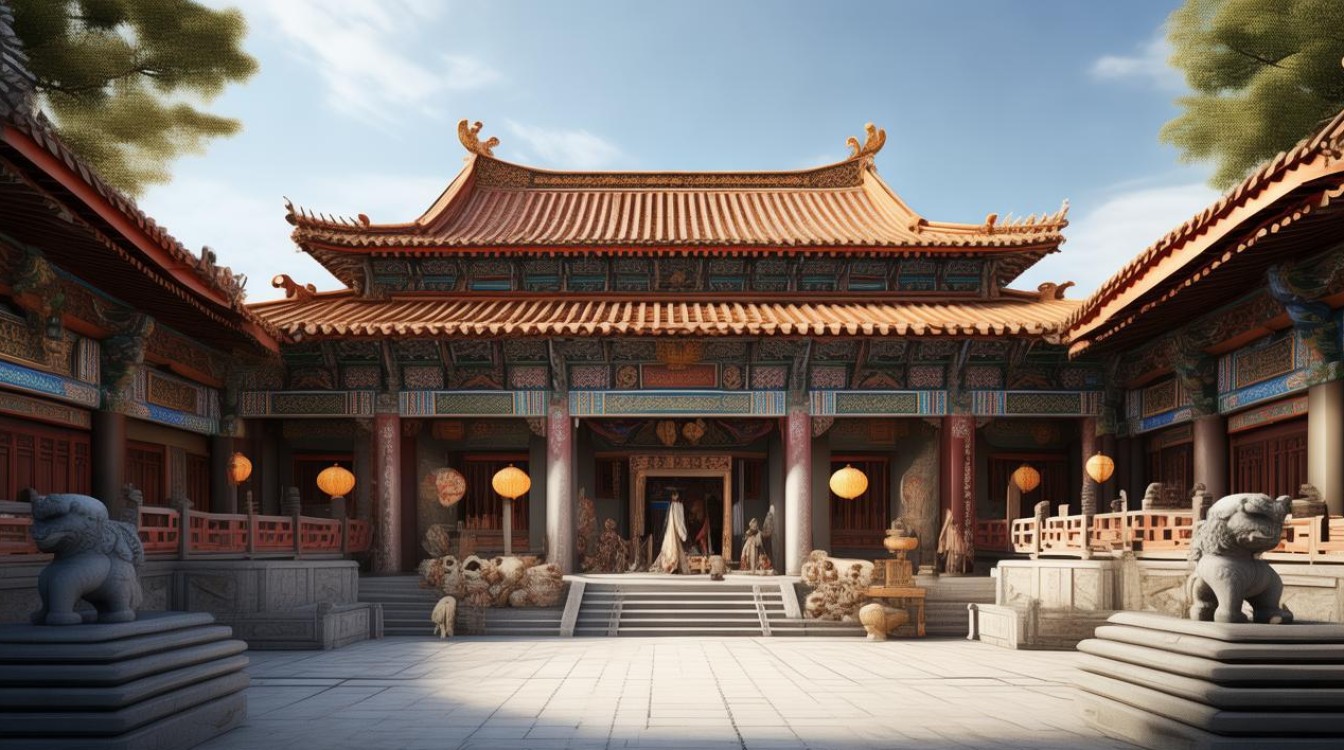 清代典型寺庙的格局