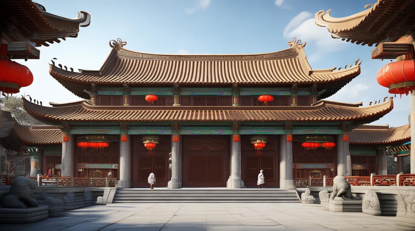 清代典型寺庙的格局