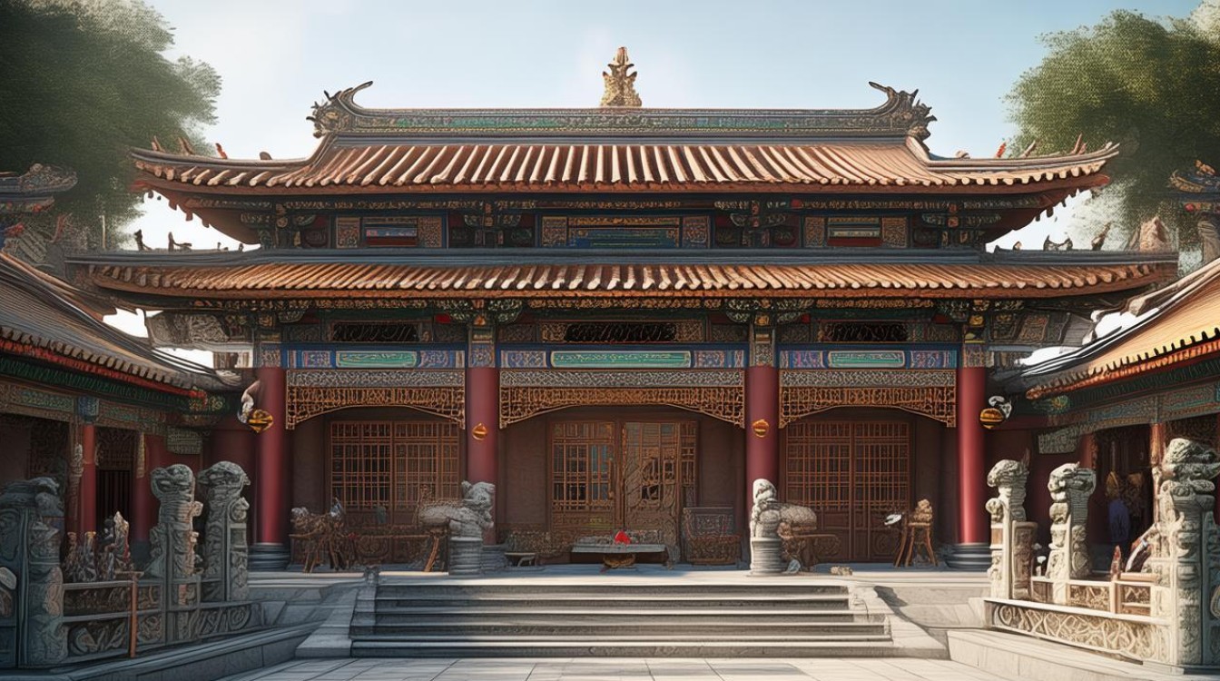 清代典型寺庙的格局