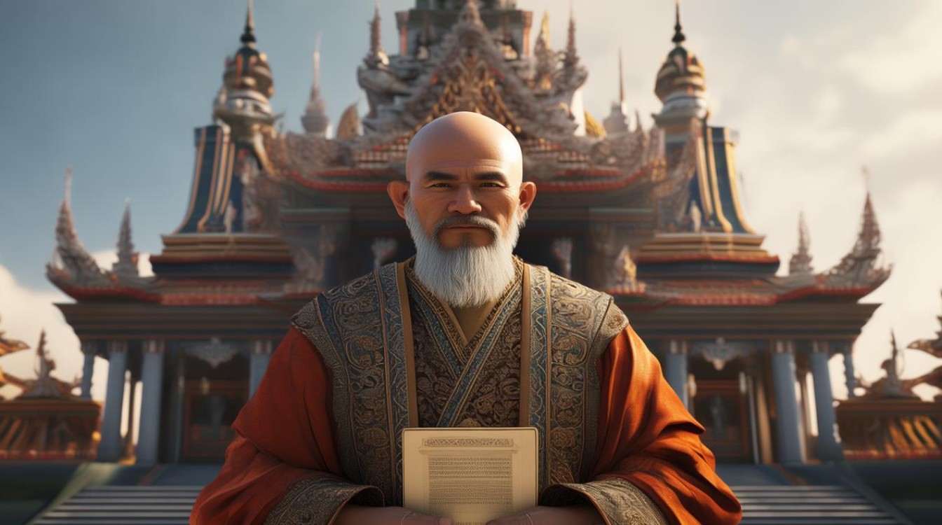 大寺庙外派法师