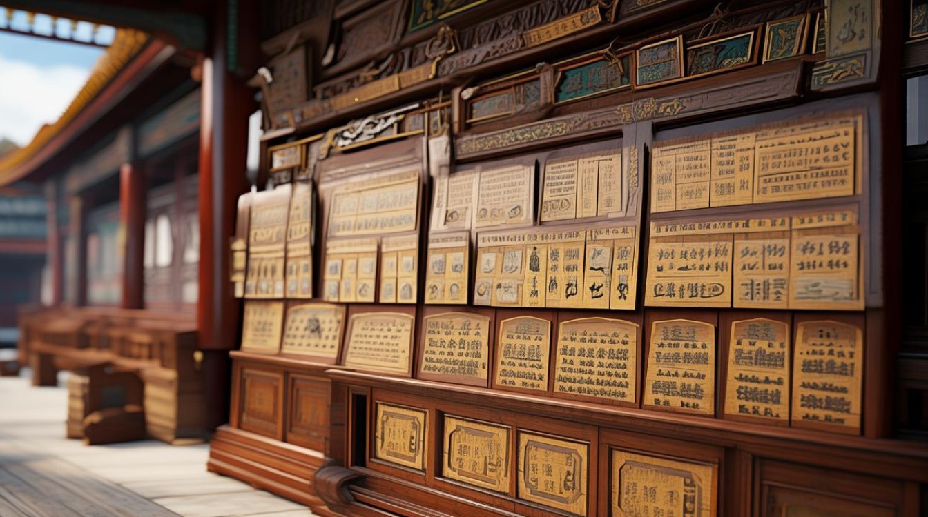 寺庙给祖先供牌位