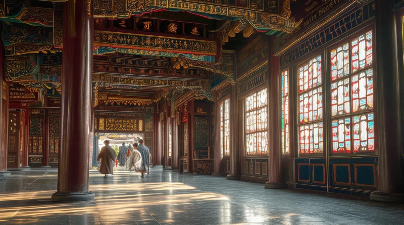 南华寺内部的寺庙
