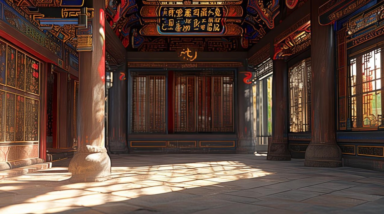 南华寺内部的寺庙