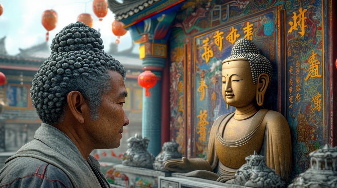 去寺庙后范困