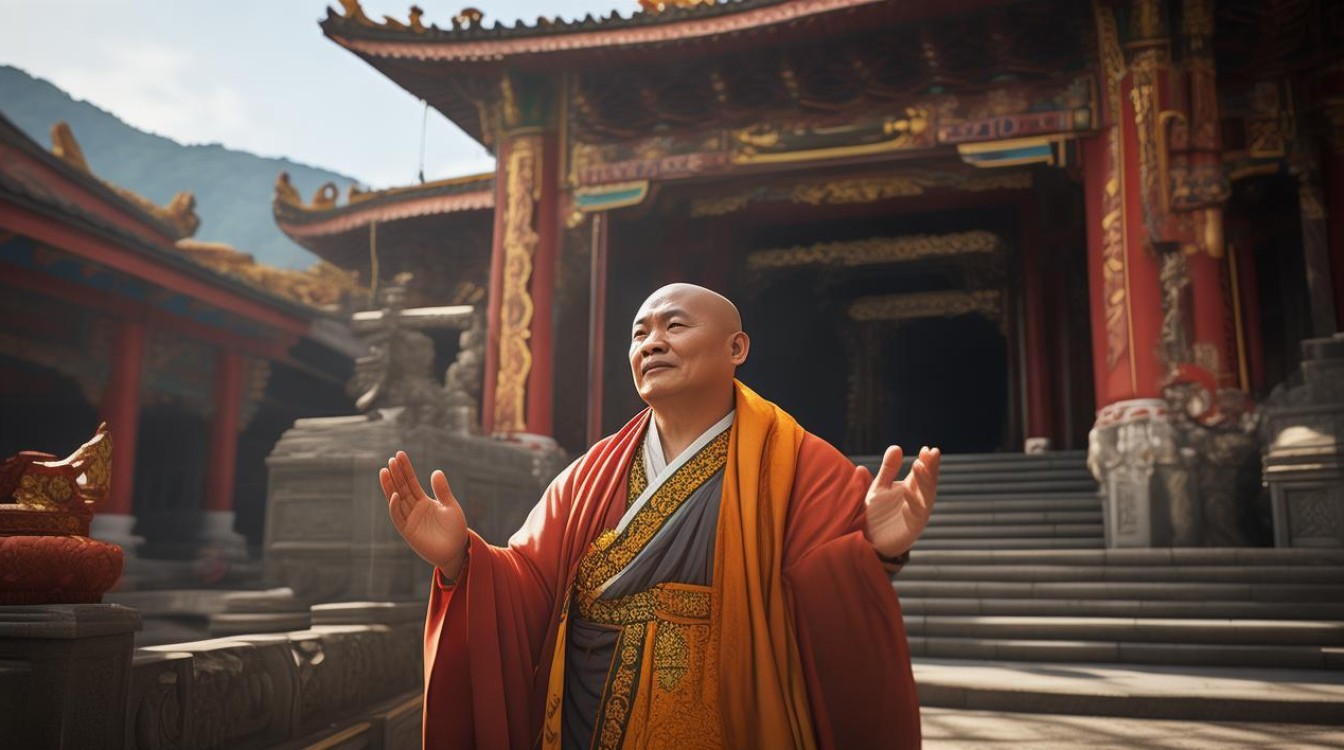 圆通讲寺开光法师