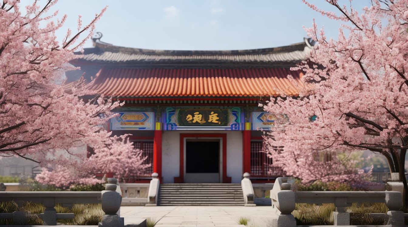 辽宁朝阳桃花山寺庙