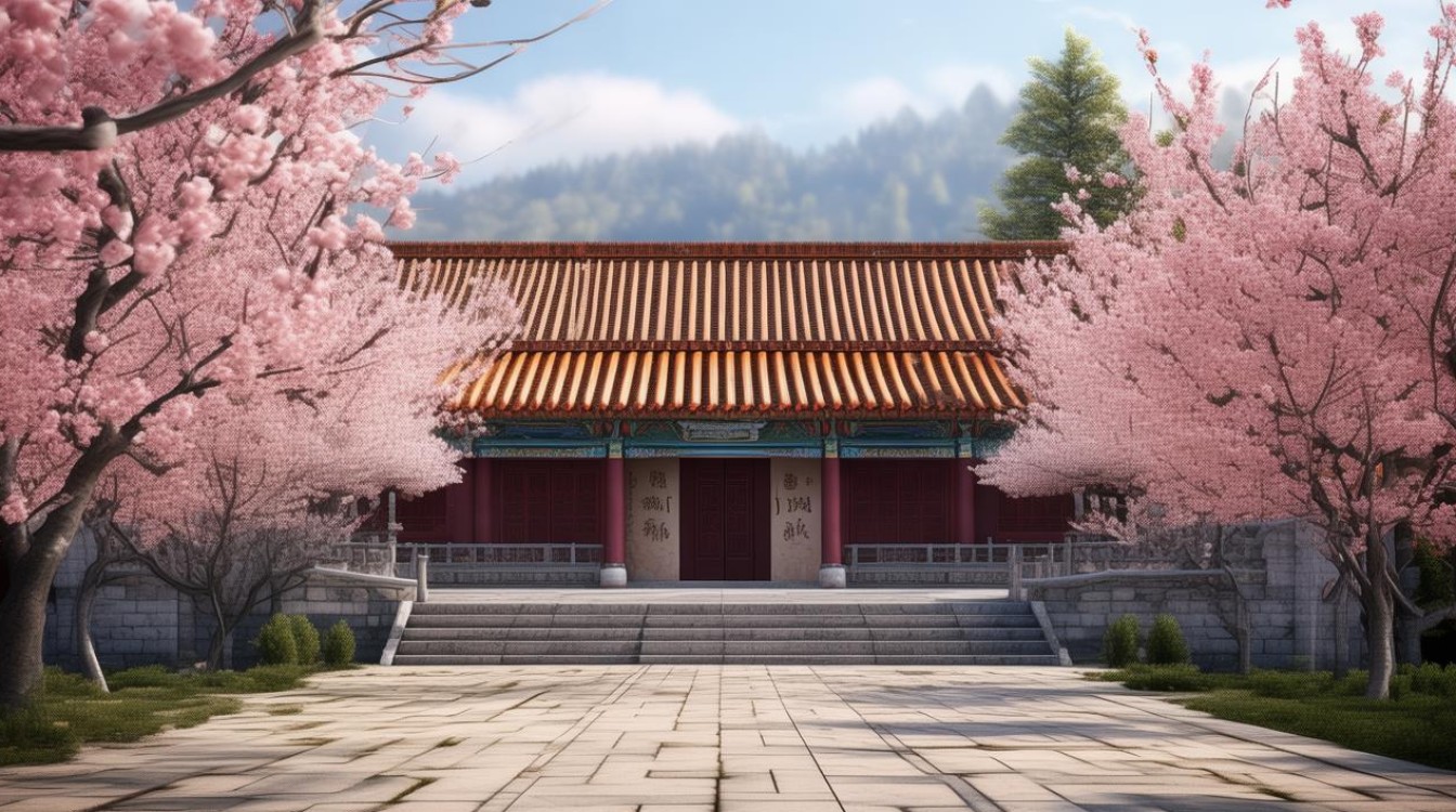 辽宁朝阳桃花山寺庙