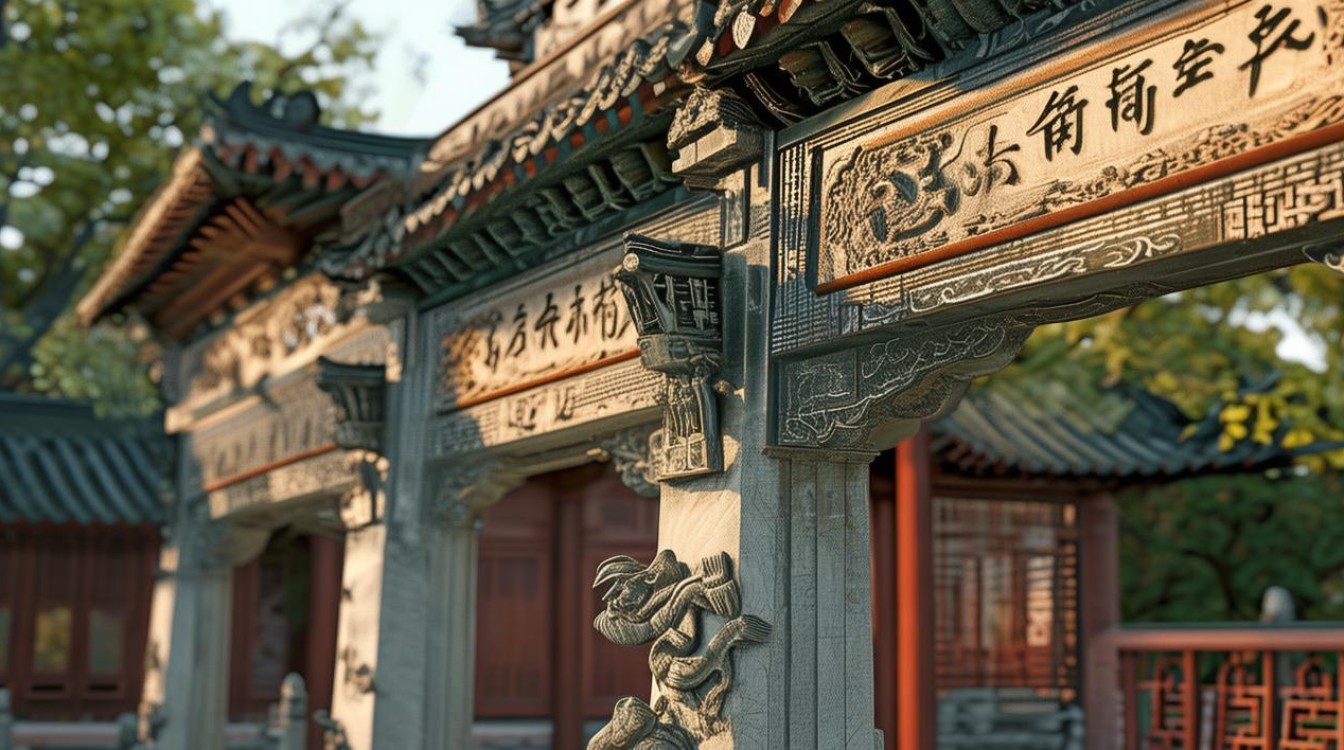 栖霞寺寺庙南门