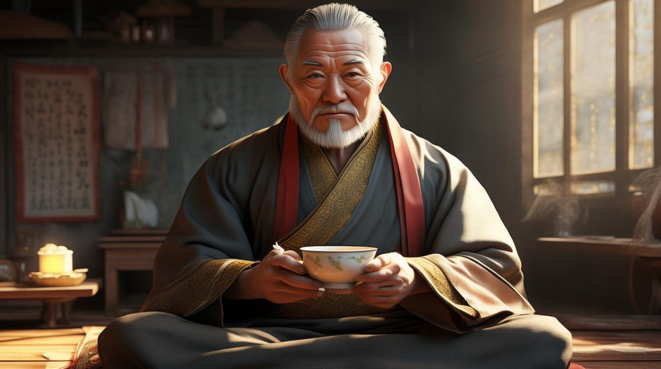 佛教大师喝茶