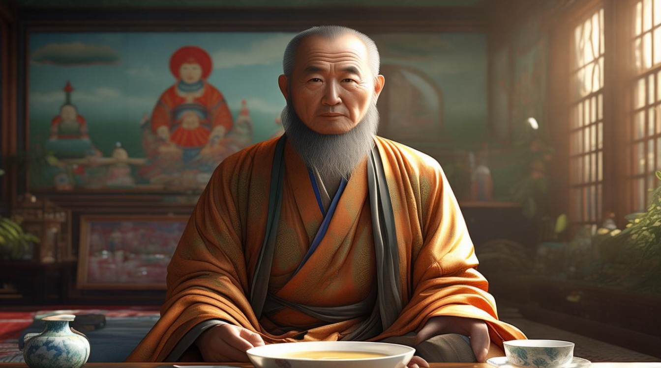 佛教大师喝茶